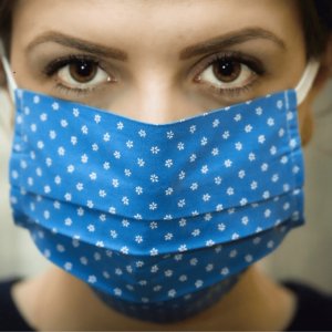 Gesichtsmaske Behelfs-Mund-Nasen-Maske OG 100% Baumwolle