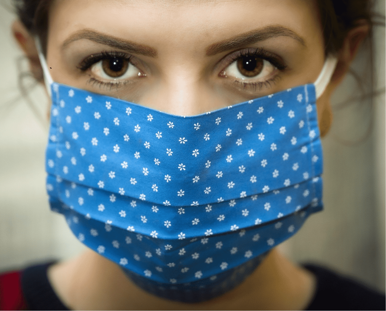 Gesichtsmaske Behelfs-Mund-Nasen-Maske OG 100% Baumwolle